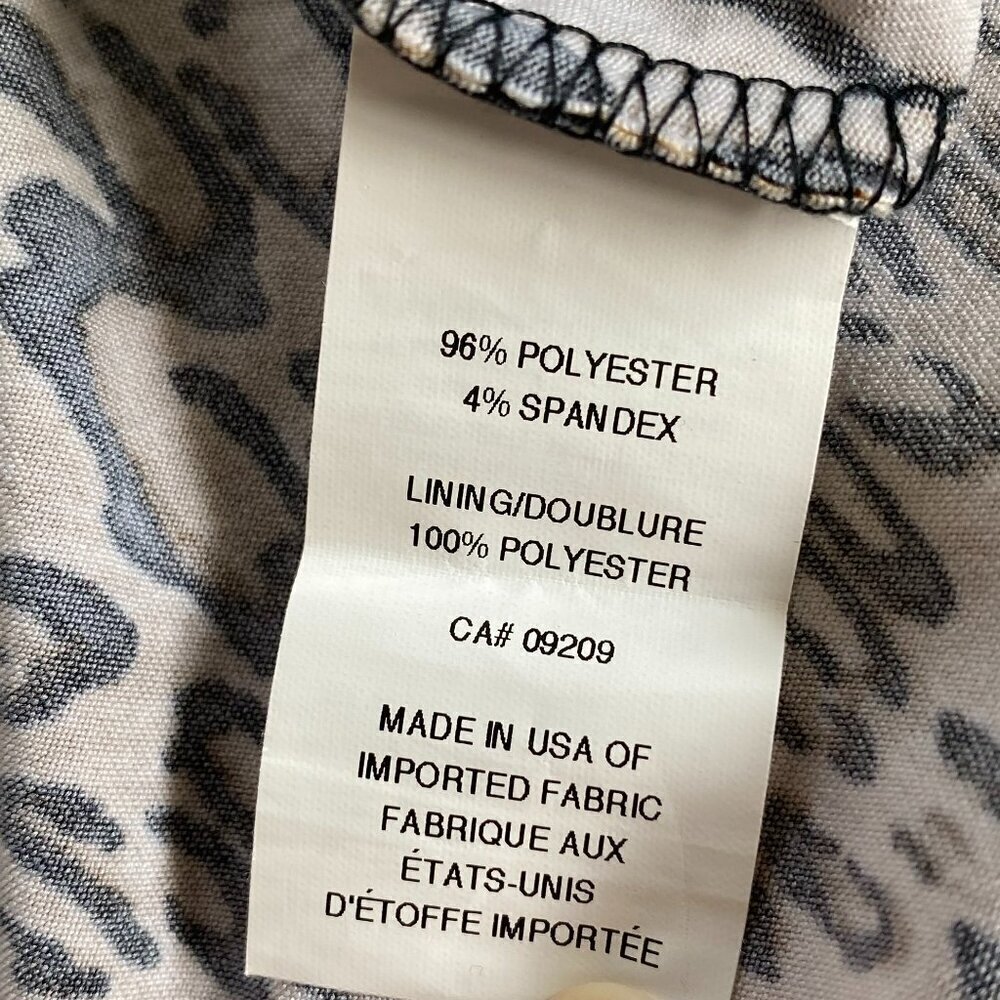 MSK Sleeveless Leopard Print Maxi Dress Sz M - Picture 8 of 10